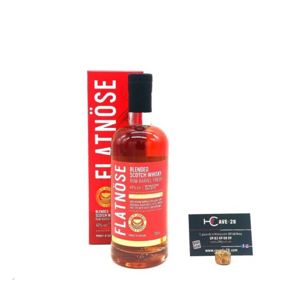 Flatnose Rum barrel Finish - whisky by Donald Mackenzie - Ecosse