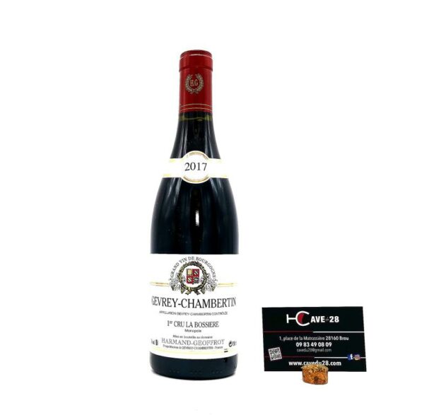 Gevrey Chambertin 1er cru 2017 - Monopole - La Bossiere - Domaine Harmand Geoffroy