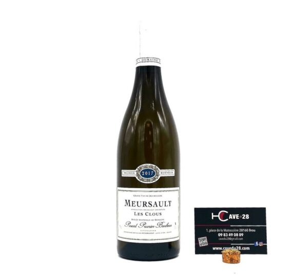 Meursault 2017 - Blanc -  Les Clous - Domaine Prunier Bonheur