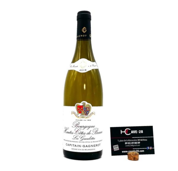 Hautes Côtes de Beaune 2018 - Blanc les gueulottes - Domaine Capitain Gagnerot