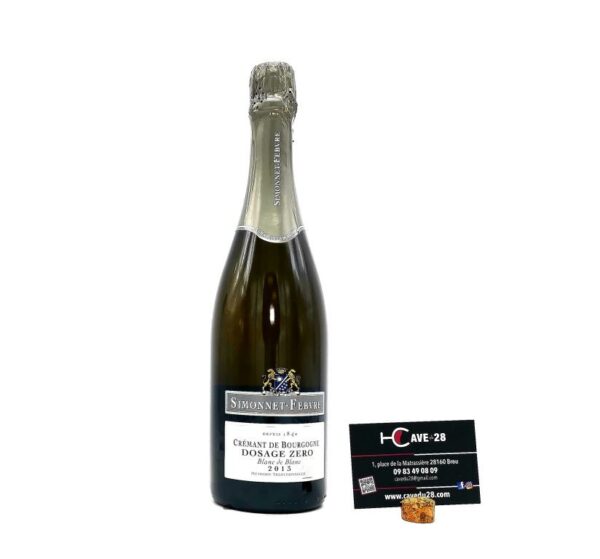 Crémant de Bourgogne 2013 - Blanc de blanc - Dosage Zero - Domaine Simmonet Febvre