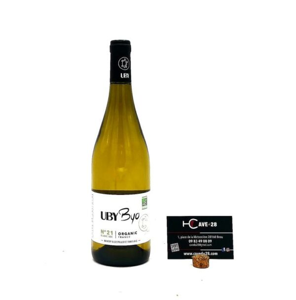 IGP Côtes de Gascogne 2020 - UBY N°21 - BYO - Colombard, Sauvignon et Ugni Blanc