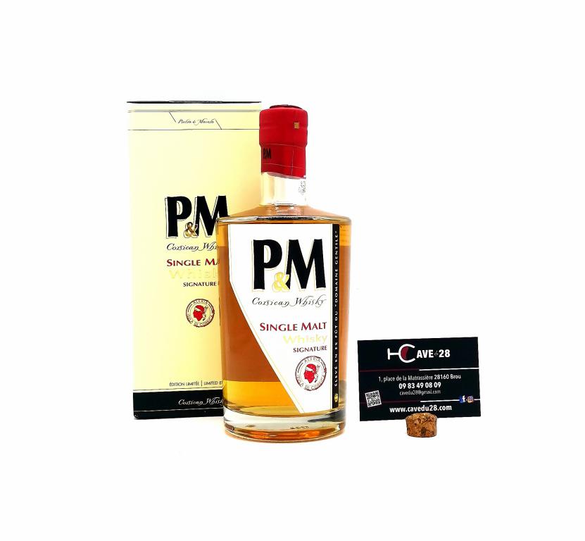 P&M WHISKY - Single Malt Tourbé