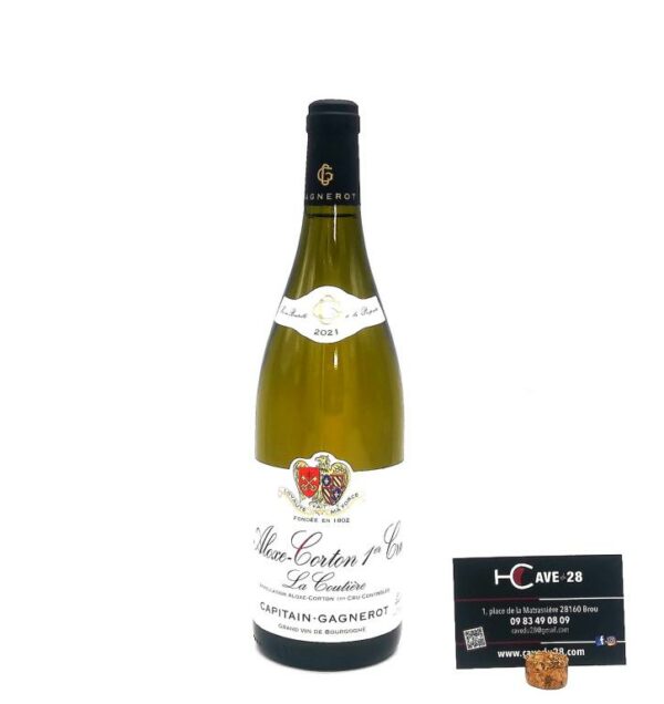 Aloxe Corton 1er cru 2022 - La coutière - Blanc - Domaine Capitain-Gagnerot