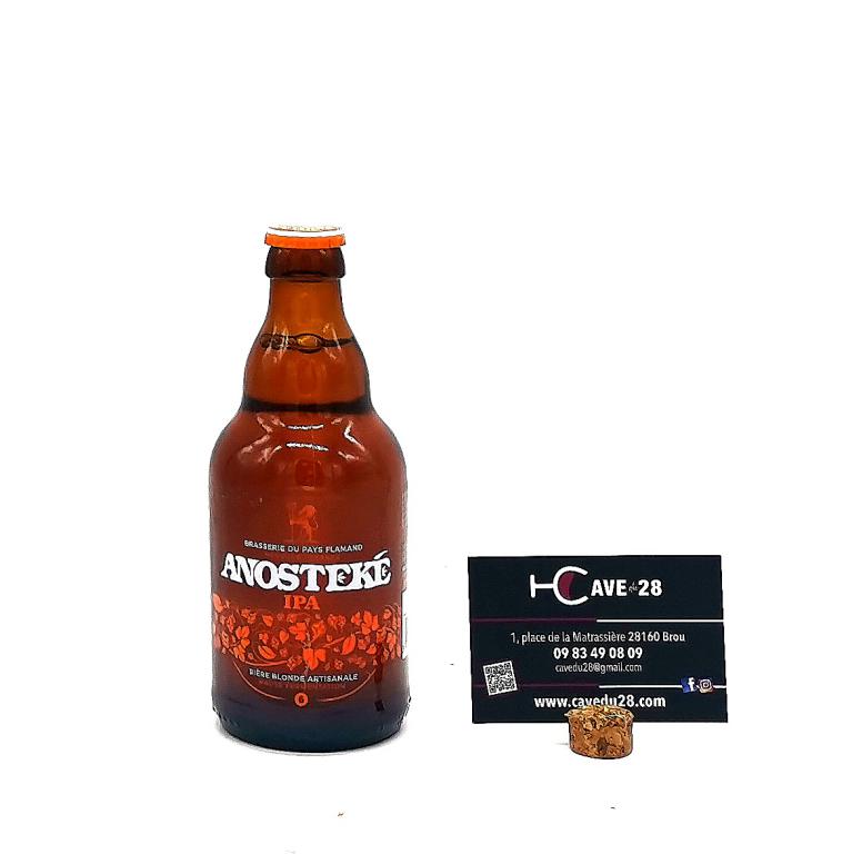 Coffret Bière ANOSTEKE 4 X 33 cl + 1 Verre