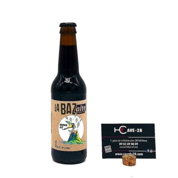 Bière de Coudreceau - La Baz - Baz'Alte - 33cl - Brune