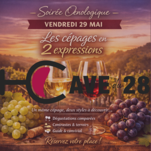 Soirée Œnologique 29/05 : Les cépages en 2 expressions