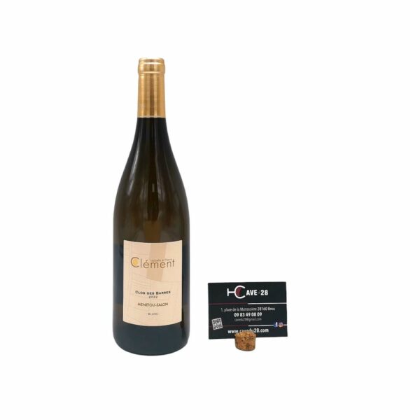 Menetou-Salon 2022 - Blanc - Les Barres - Domaine Clément