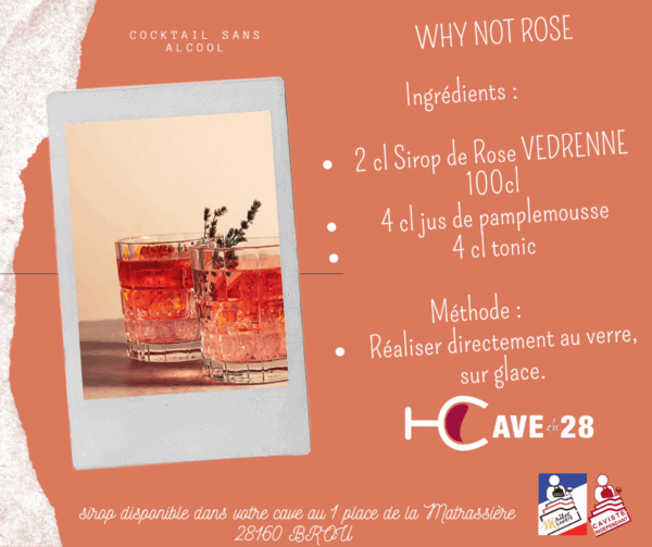 Sirop - Rose - 1L - Vedrenne – Image 2